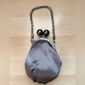 Jessica McClintock  Satin Kiss-Lock Purse